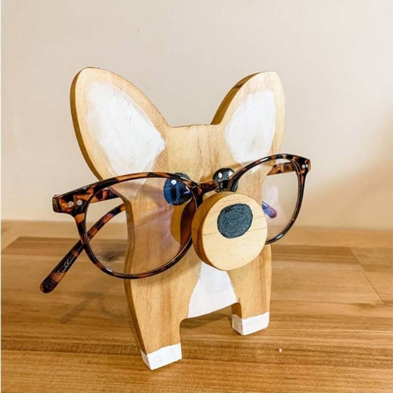 [Free Gift] Handmade Glasses Stand Corgi VIP
